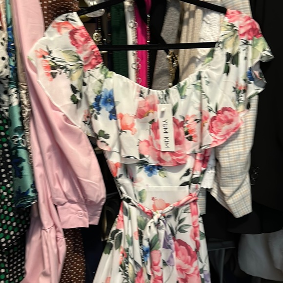 Yumi Kim Maxi Carmen Dress in Splendor Pink - Picture 3 of 4